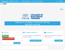 Tablet Screenshot of moodle.cet.asn.au