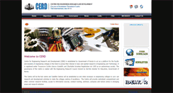 Desktop Screenshot of cerd.cet.ac.in