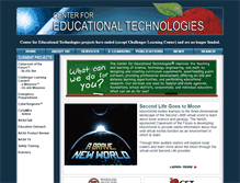 Tablet Screenshot of cet.edu