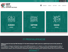 Tablet Screenshot of cet.rs