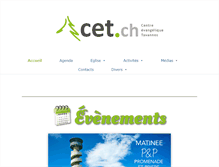 Tablet Screenshot of cet.ch